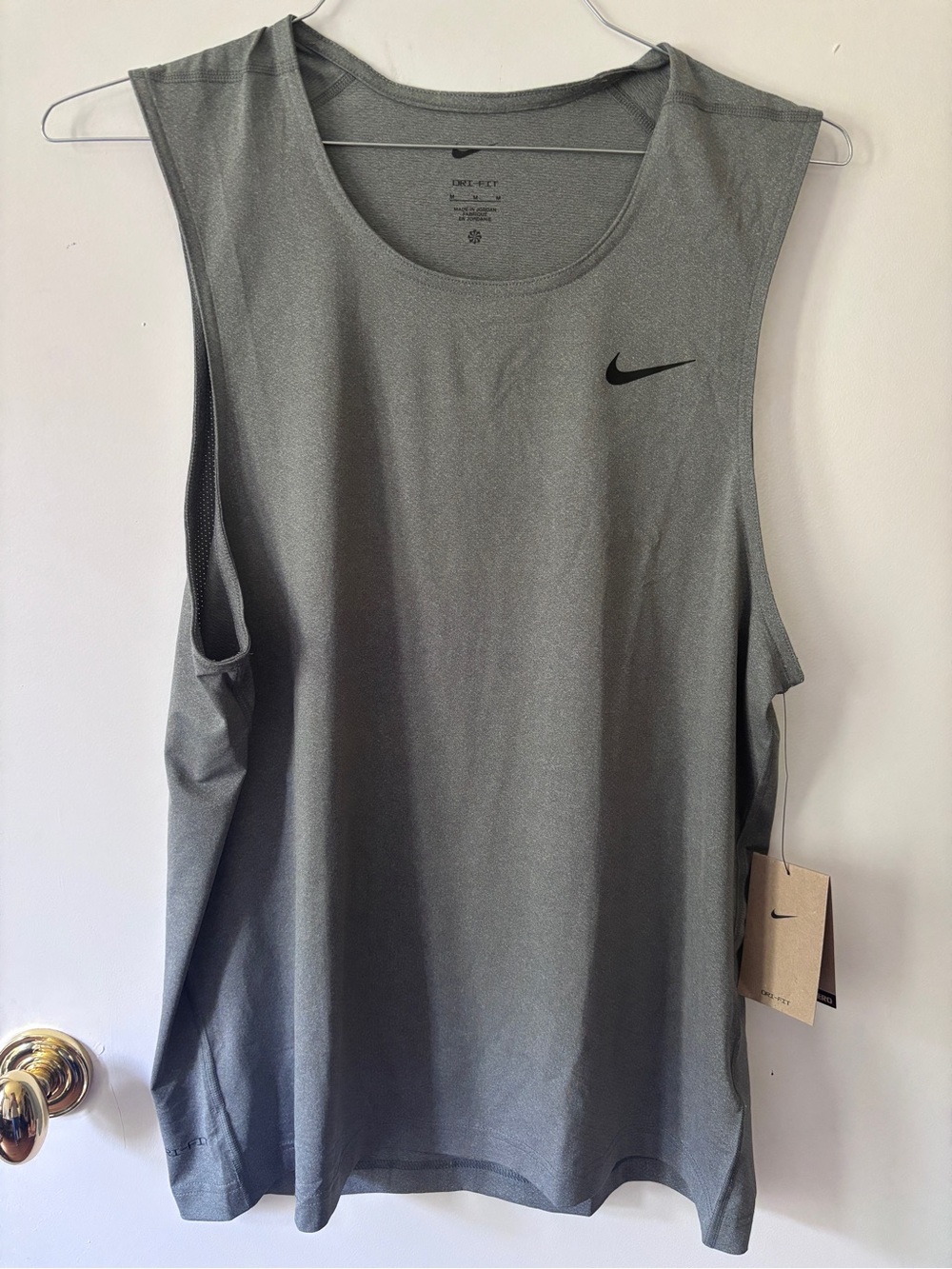 Nike Gray Dri-FIT Athletic Tank Top